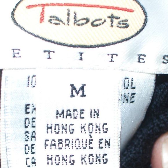 Talbots Black Sparkle Sweater  Black‎ Size Medium - Picture 5 of 5